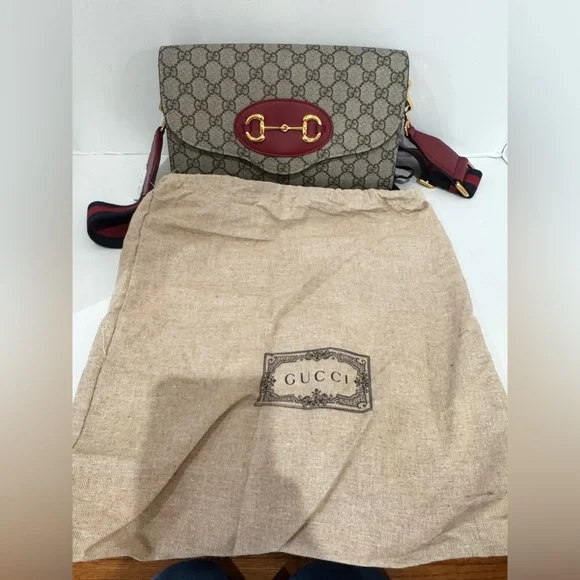 Gucci Horsebit 1955 Bag Shoulder Women Handbag Crossbody NEW - Picture 15 of 15